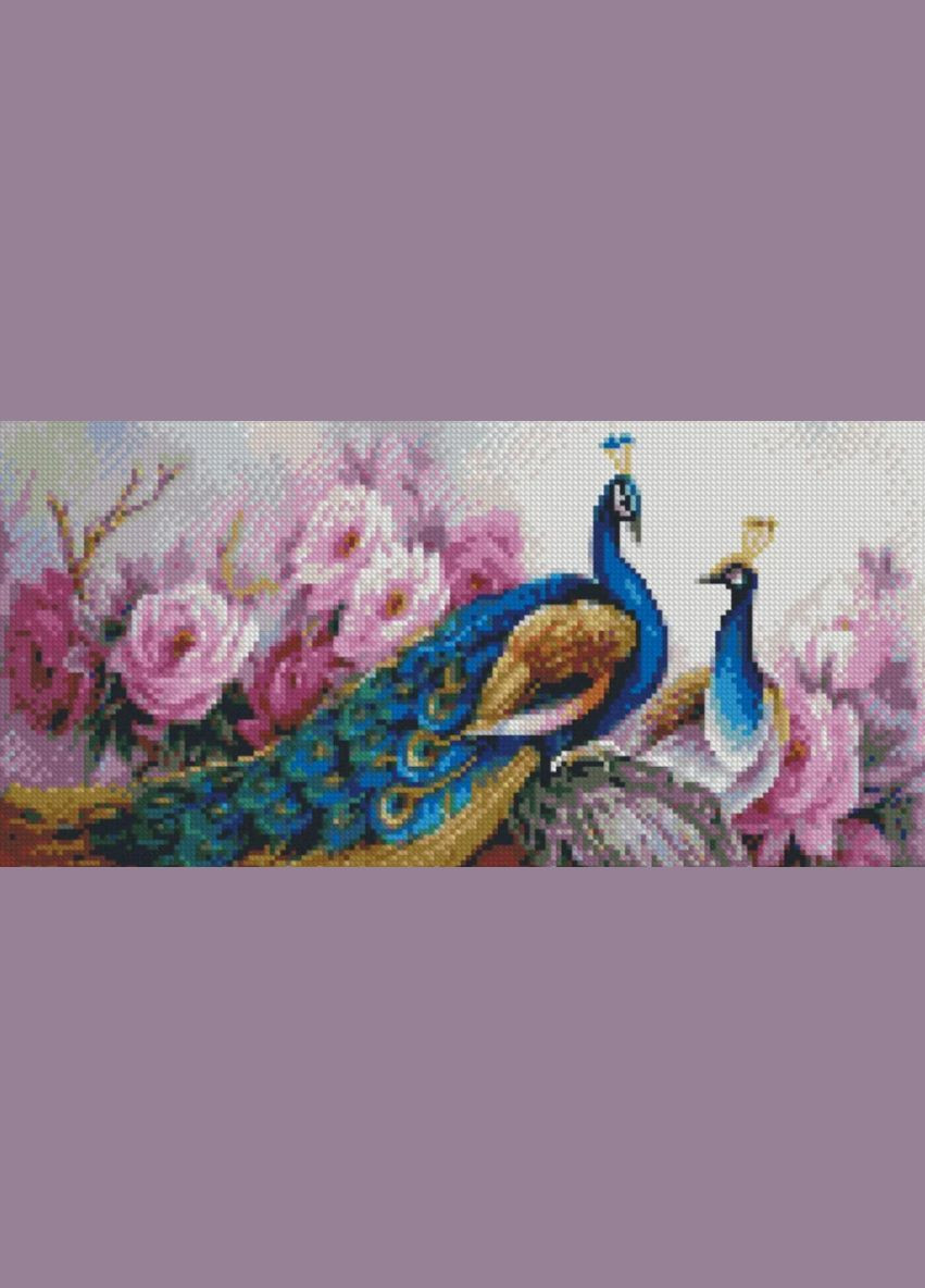 Алмазная картина по номерам Павича в цветах 50х25 см BA-0007 ( ) Strateg (328944408)