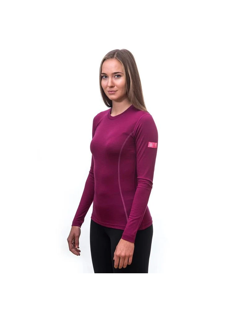 Термофутболка женская Sensor Merino Active LS мериноса lilla No Brand (402841848)