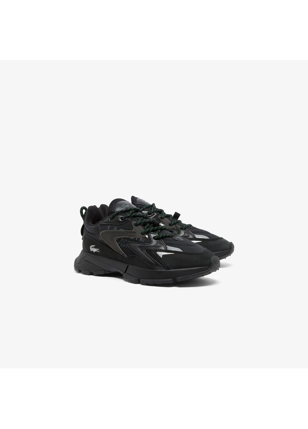 Черные демисезонные кроссовки Lacoste L003 Neo Tech