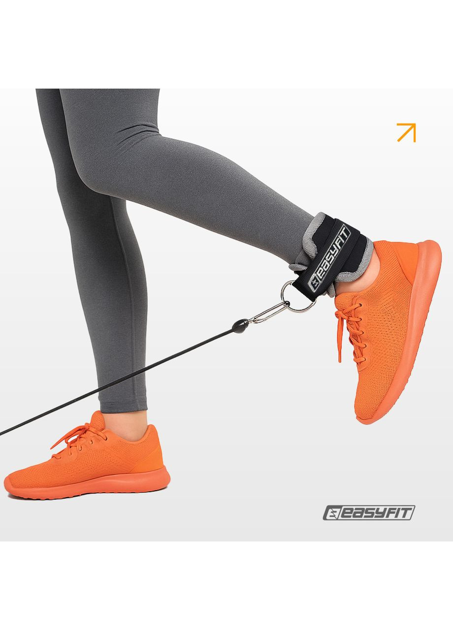 Манжета черная для тяги на Бубновском тренажере. EasyFit (362497484)