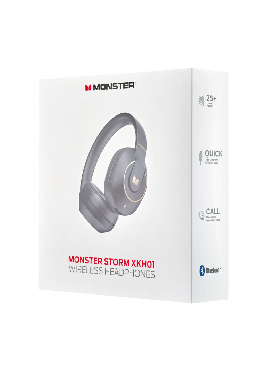 Наушники Bluetooth XKH01 Wireless Bluetooth 5.3 Headphones Hifi Music with mic Black Monster (297456762)