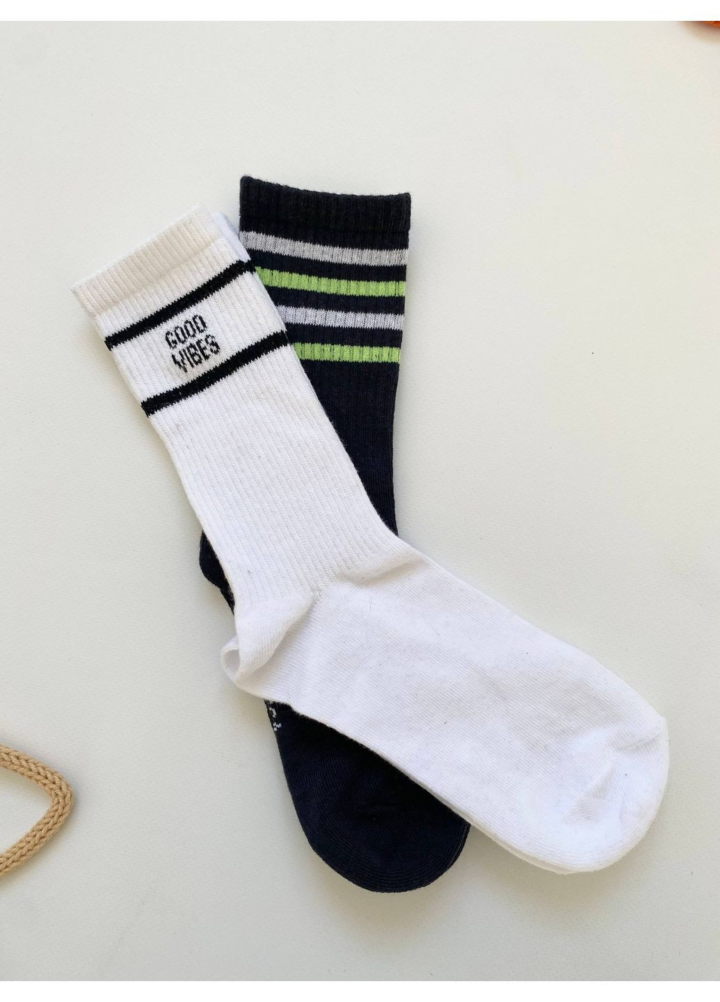 Чорно-білі шкарпетки для хлопчика 2шт. Primark (366576879)