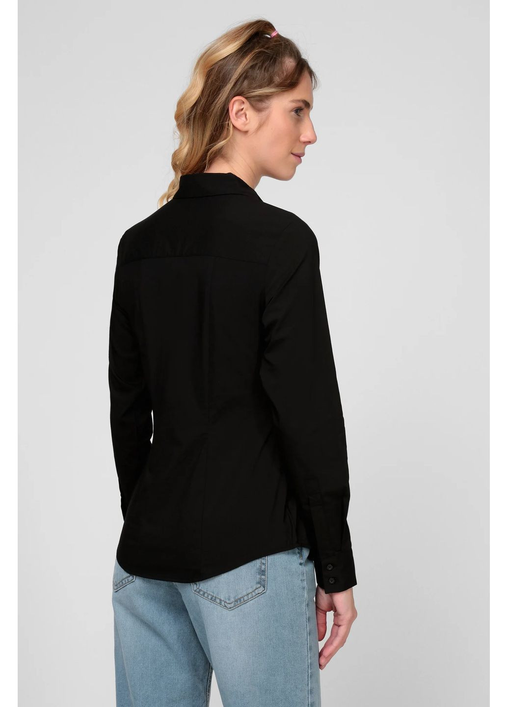 Чорна блуза весняно-літня Terranova