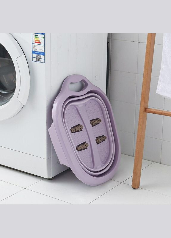 Ванна масажна для ніг складна на 4 ролики призначена для релаксації та догляду за ногами Good Idea (316207819)