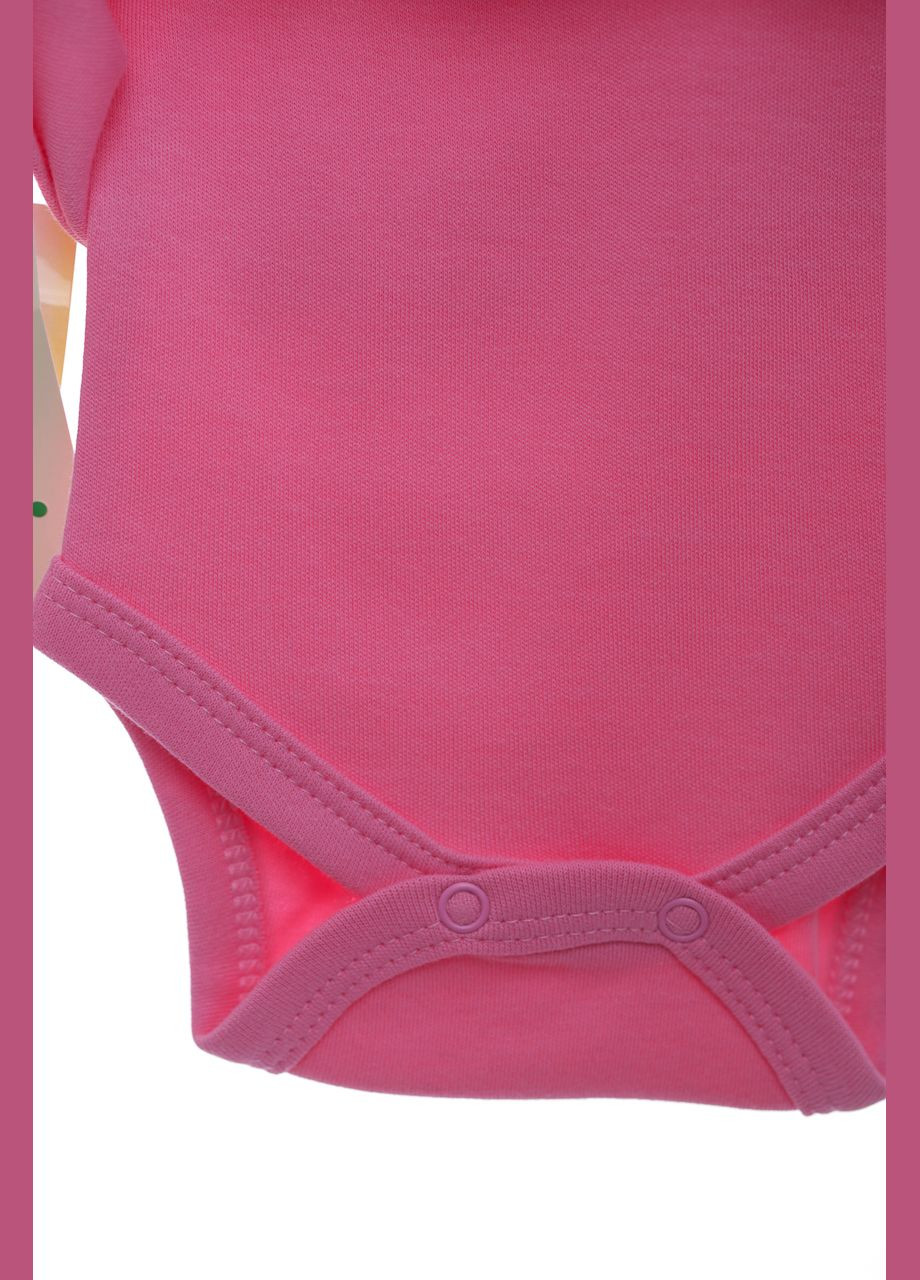Боди платье с длинным рукавом для девочки с Кисой розовое 56 см (42235) BABYKROHA (297199102)