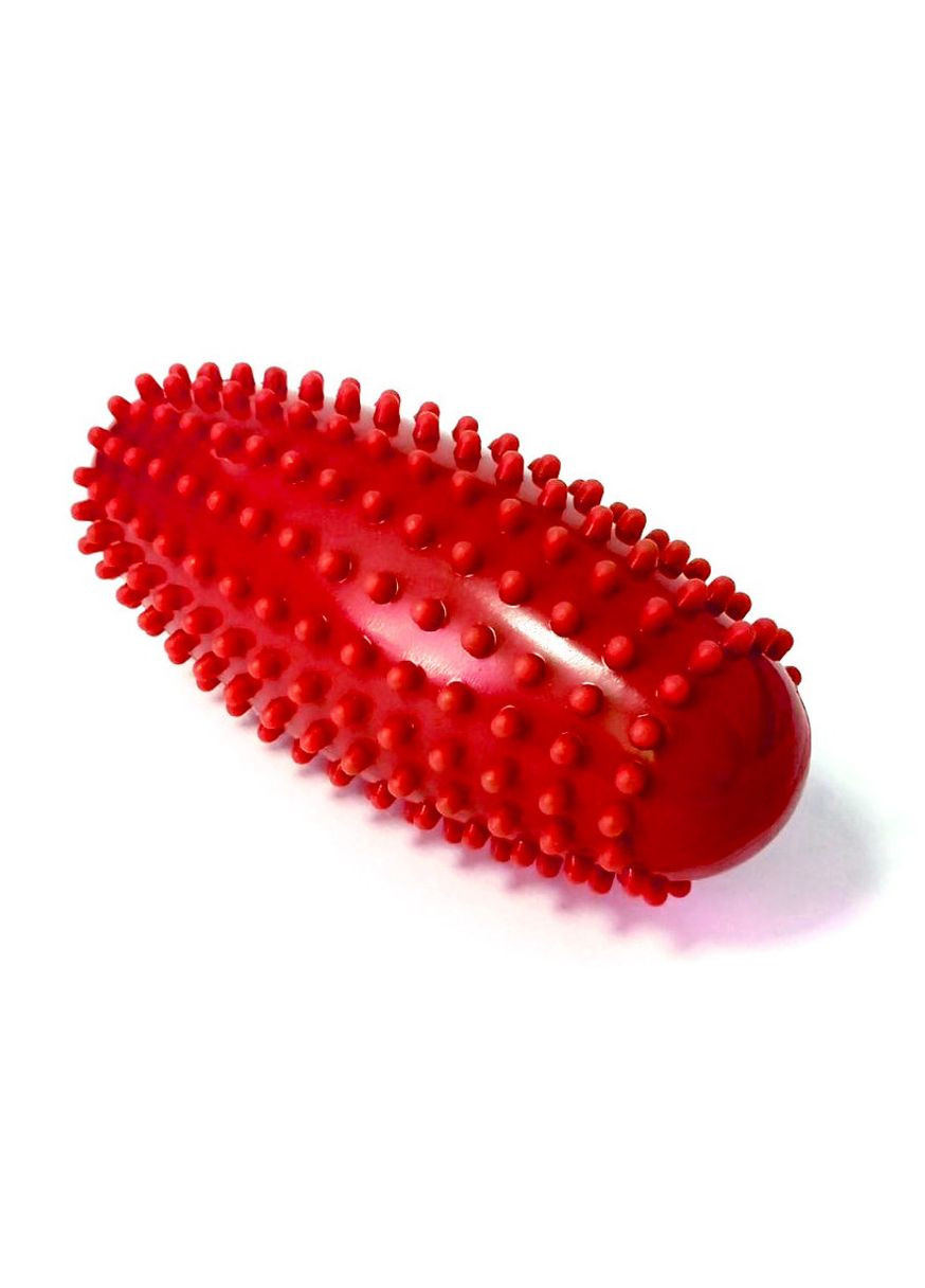 Масажний ролик Almond овальний з шипами червоний EasyFit (361019658)