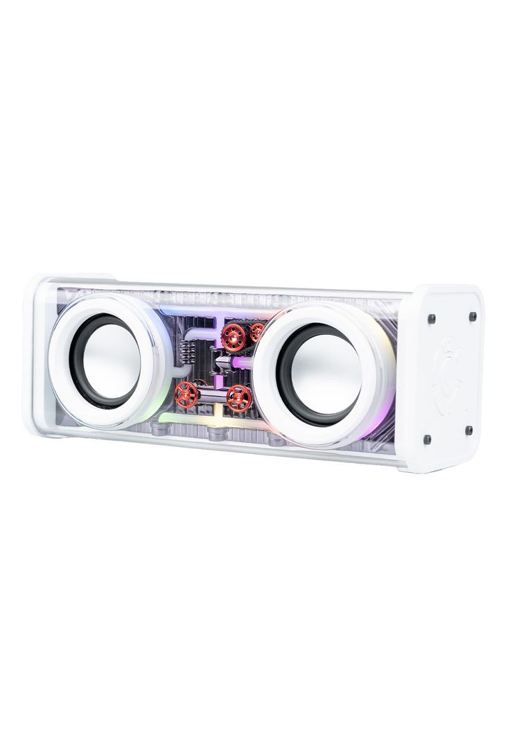 Портативная колонка V8 BT/TF/USB/TWS 10 Вт, белая No Brand (324071241)