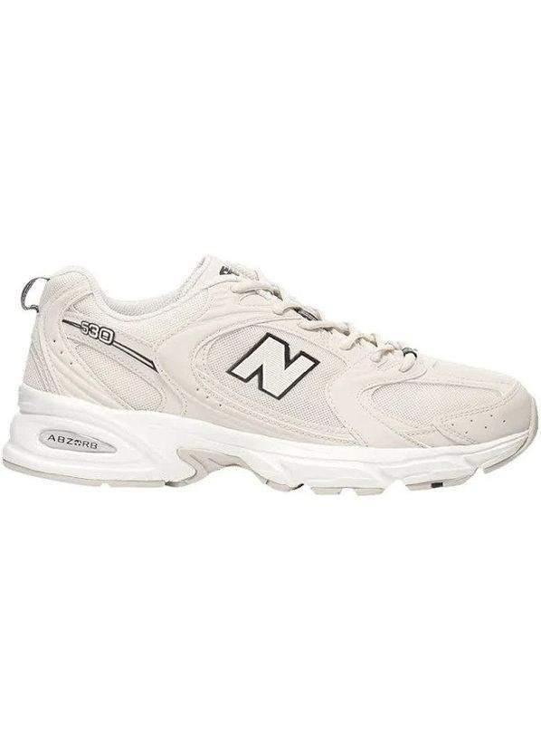 Белые демисезонные кроссовки мужские new balance 530 ivory mr530sh No Brand