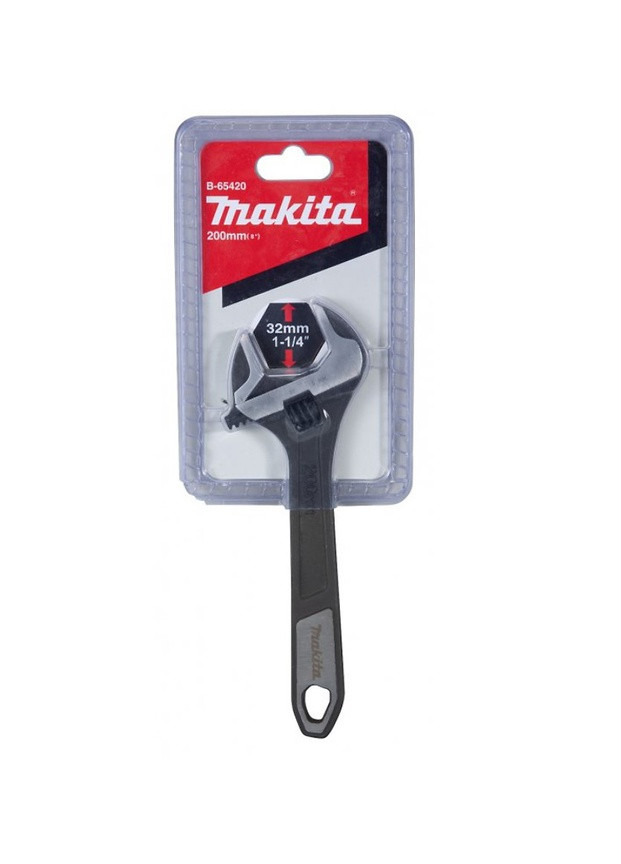 Розвідний Ключ B65420 (0-32 мм, 200 мм) гайковий ключ змінного розміру (6928) Makita (293511035)