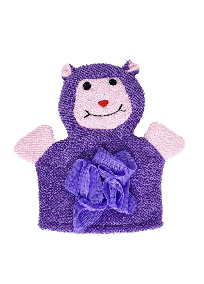 Мочалка-перчатка цвет фиолетовый ЦБ-00228066 Megazayka (282924768)