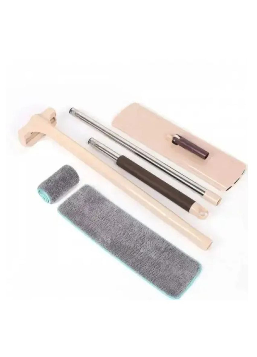 Швабра с отжимником Spin Mop 12х35 см 360 с микрофиброй для быстрой уборки. No Brand (353395834)