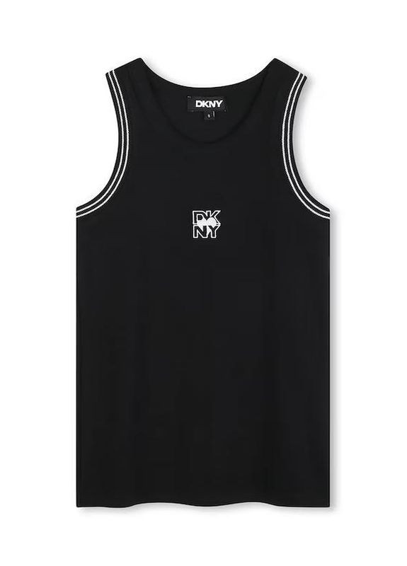 Майка, арт. 62263/09B, чорний, 11-12 років, 146 см DKNY (354331356)