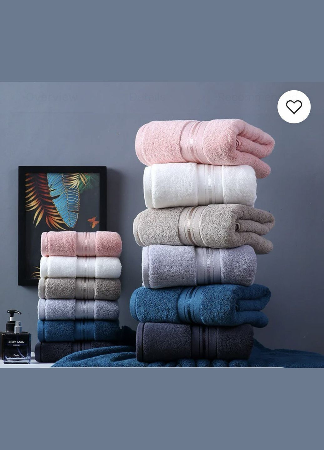 Набор полотенец 2в1 No Brand кофейный