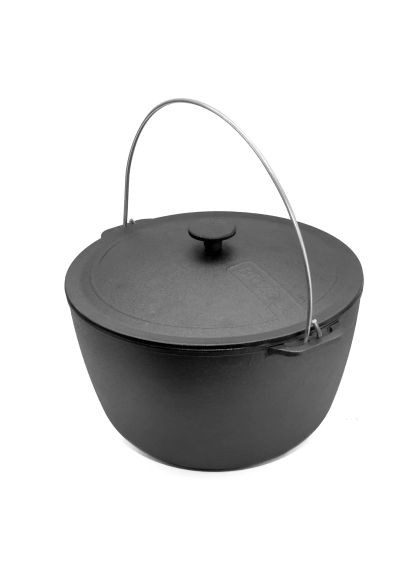 Котел туристичний (KT10-1) Brizoll чавунний з кришкою 10 л (370892339)