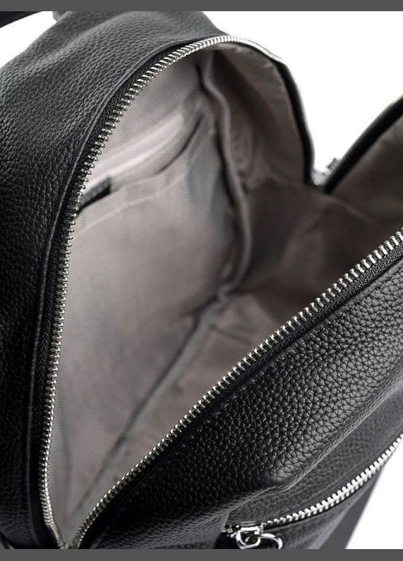 Женский кожаный рюкзак черный NIUNIU (302976542)