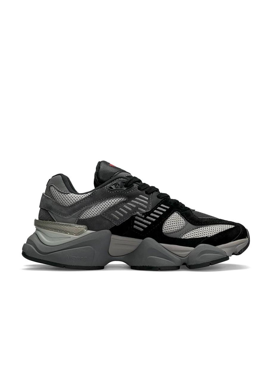 Серые демисезонные женские кроссовки new balance 9060 prm castlerock gray w (реплика) серые No Brand