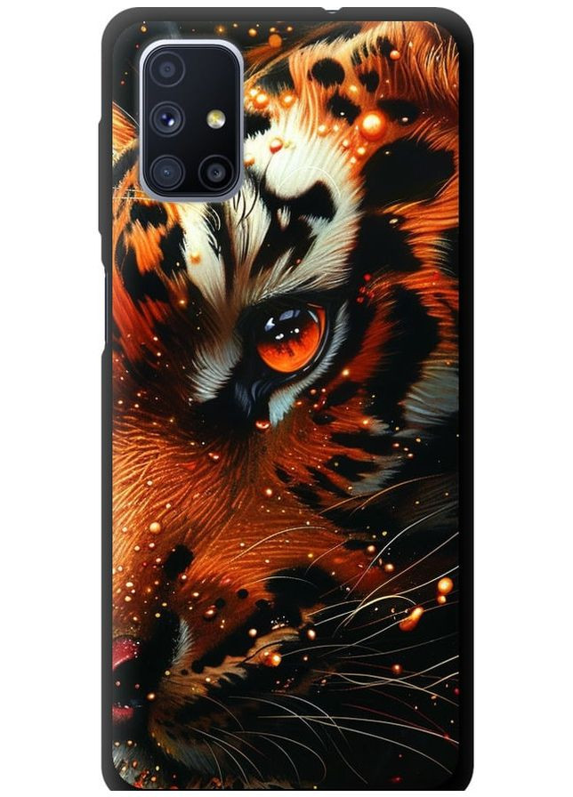 TPU чорний чохол 'Tiger' для Endorphone Samsung Galaxy M51 M515F (285769527)