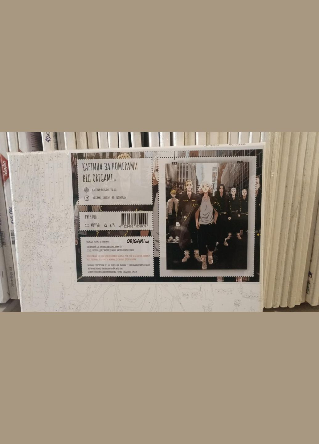 Картина за номерами аніме Токійські Месники Розфарбування по номерах аніме Картини за номерами персонажів 40х50 LW3200 Origami (322073508)