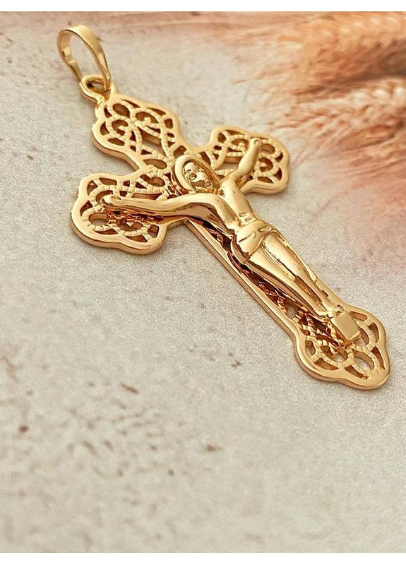 Позолочений Хрестик. Позолота No Brand (351902912)