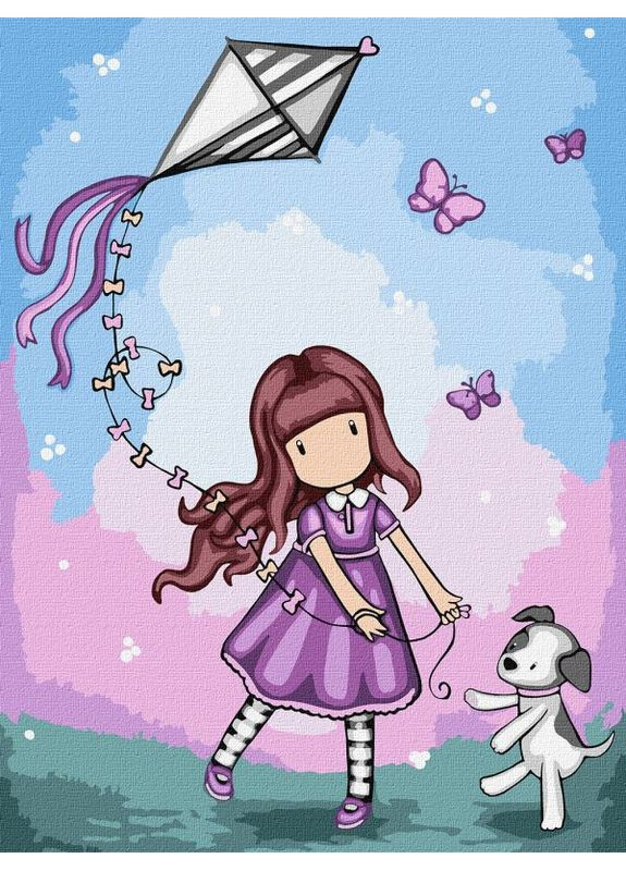 Картина по номерам Don’t Fly Away Santoro Gorjuss Collection 30x40 KHO8585 Идейка Ідейка (363978708)