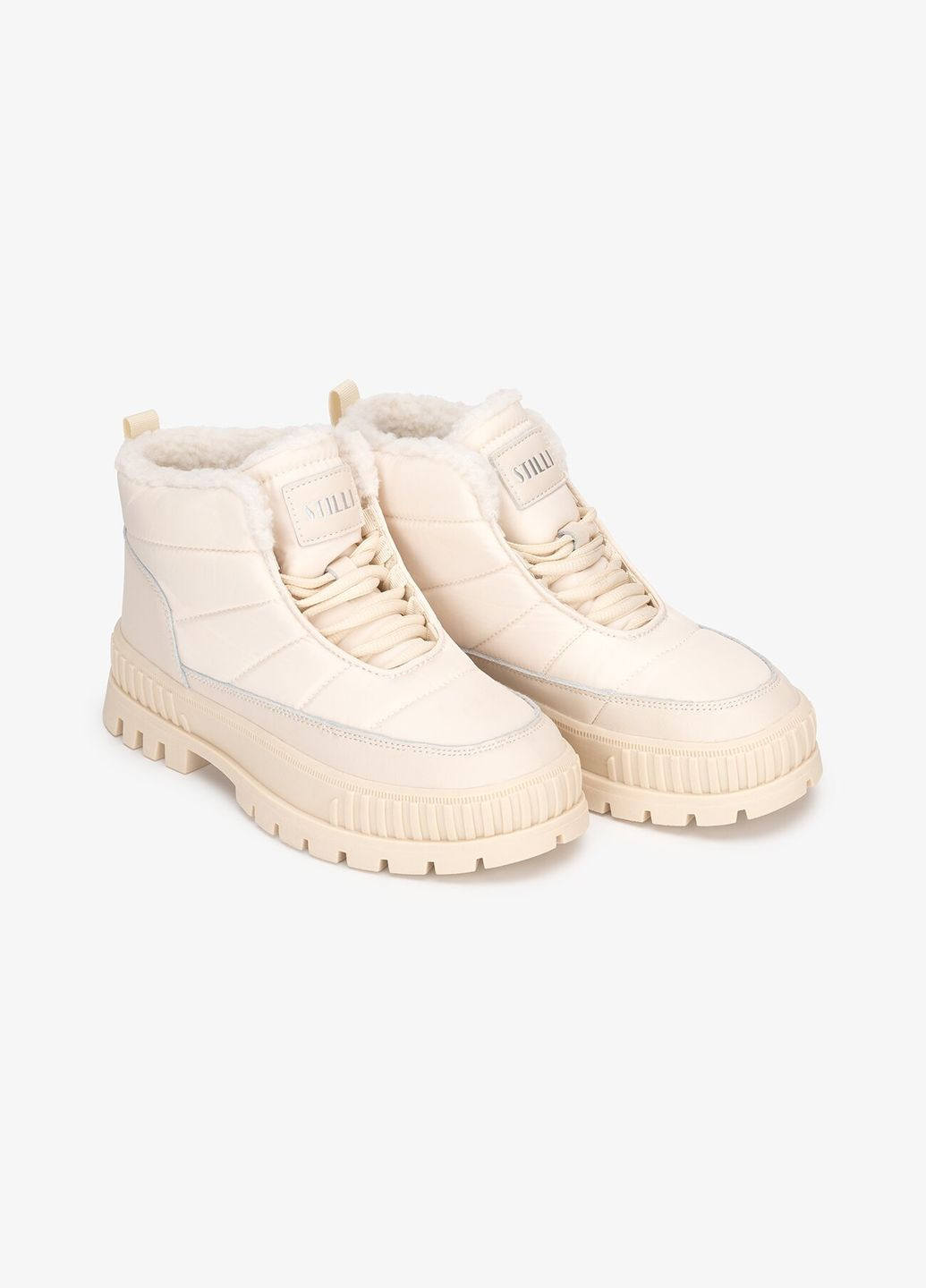 Зимние ботинки женские cx1670-3 молочный shop (2000990812865) Stilli