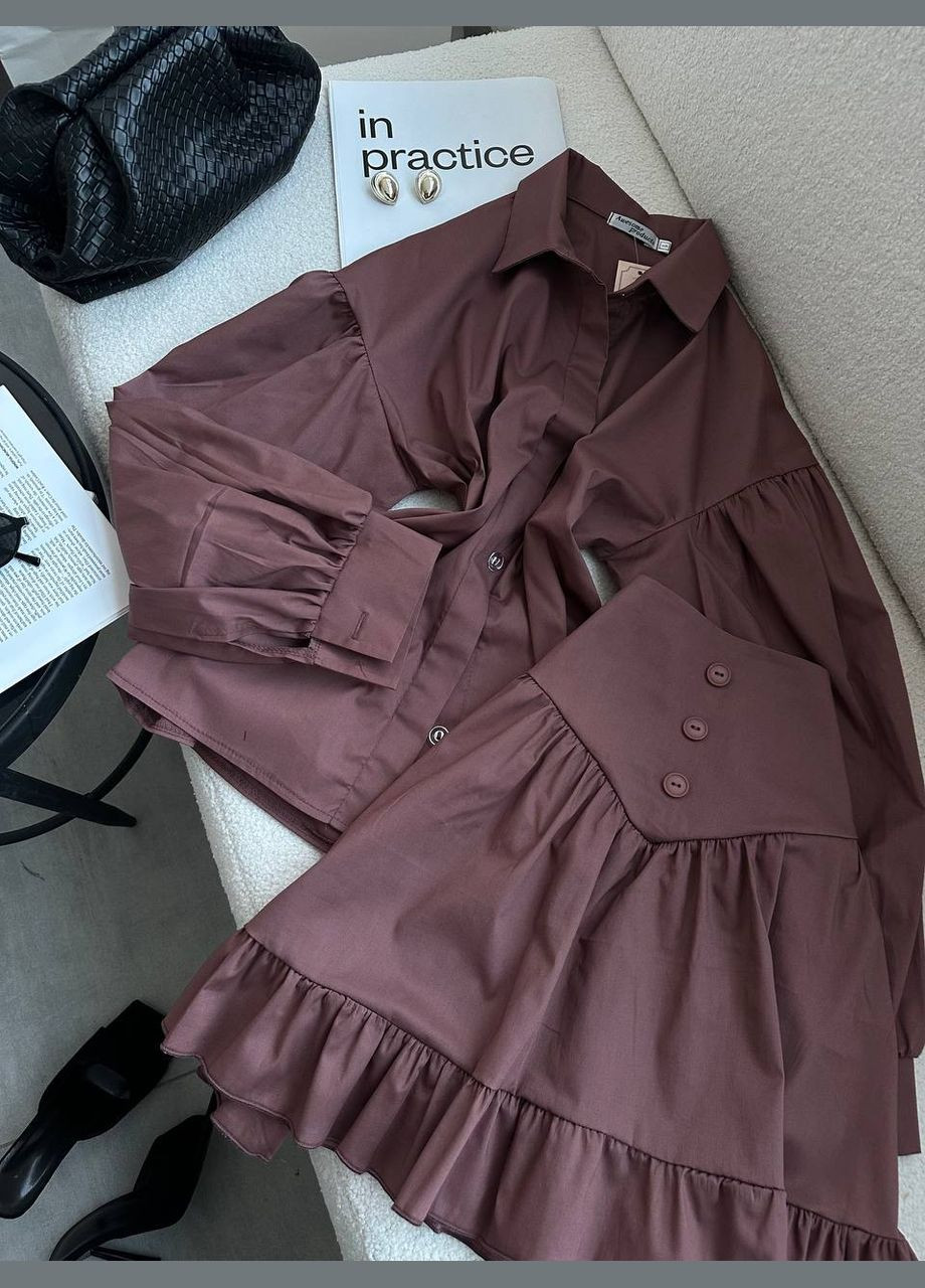 Женский костюм с рубашкой и юбкой Adelante (322223638)