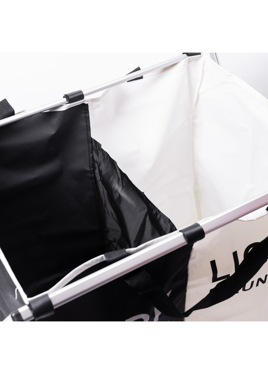 Кошик-органайзер для білизни на каркасі 60 (л) на 2 відділення HP-41-5 (A-040744) Yiwu (366239138)