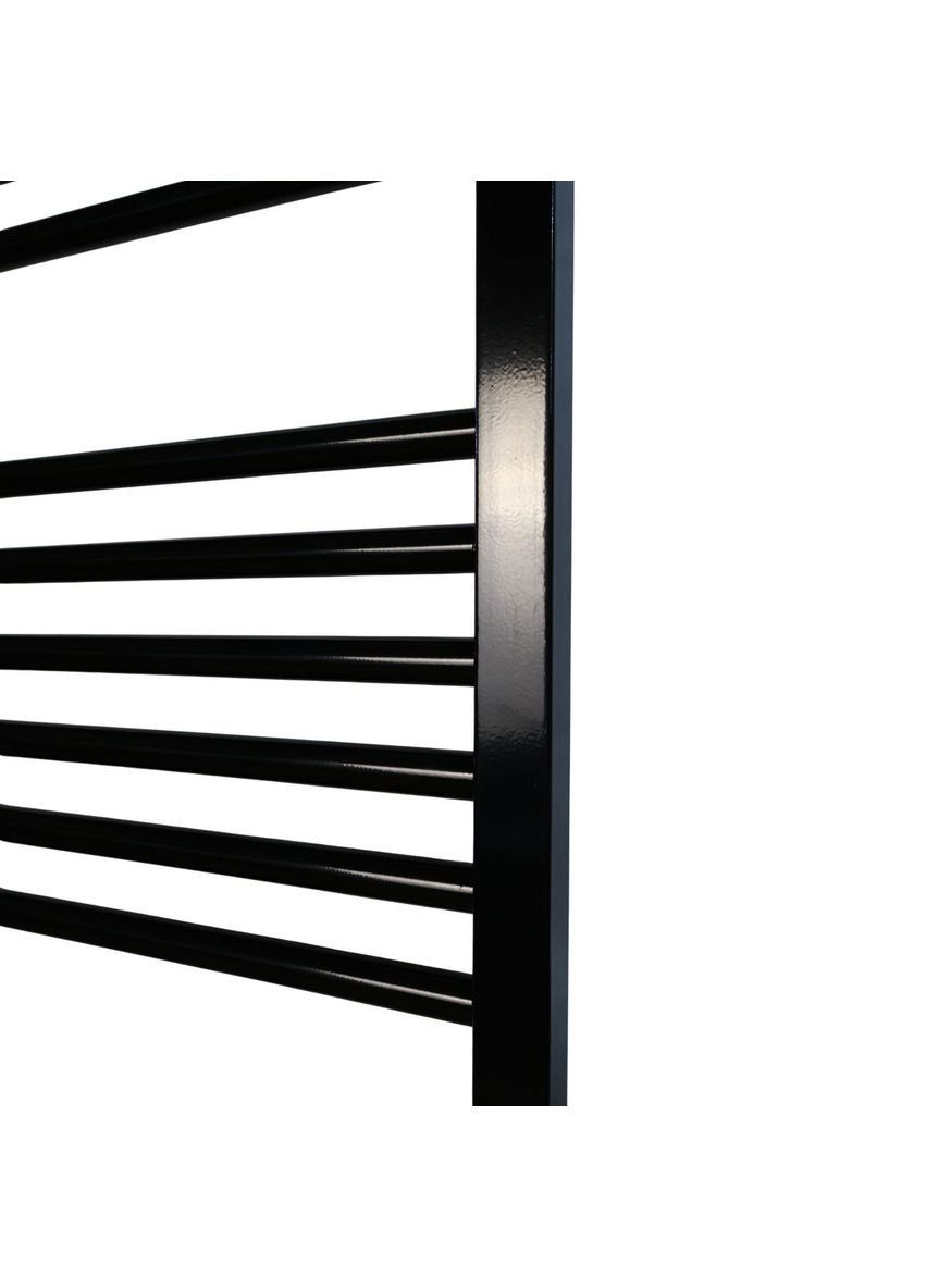 Рушникосушарка електрична з кнопкою Чорний глянець 790*490 Carino ARIANNA (367604608)