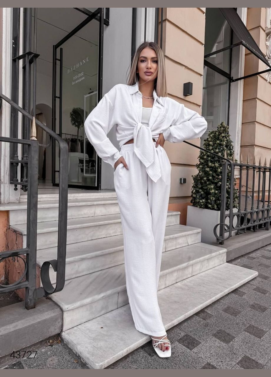 Костюм жіночий брючний з сорочкою Liton (303775715)