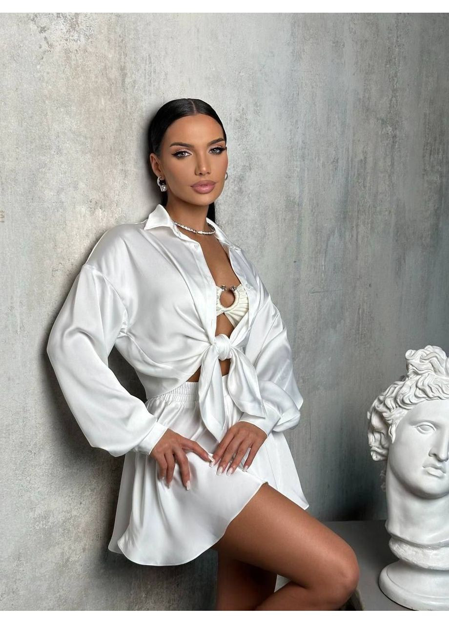 Элегантный женский комплект из шелка Армани Україна (352768321)