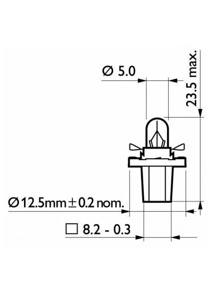 Автолампа 2W Philips (342413956)