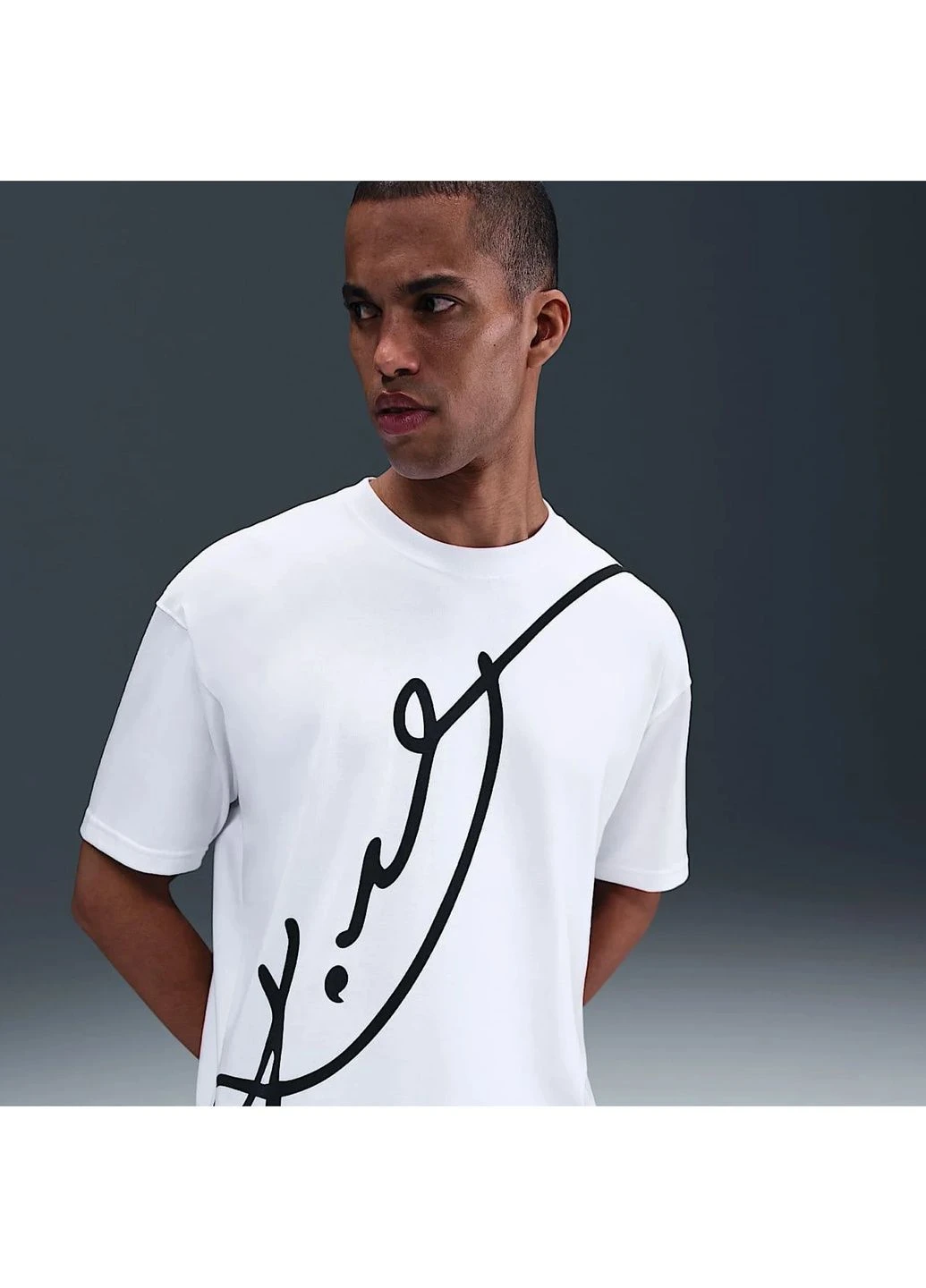 Біла футболка чоловіча kb m90 sig white Nike