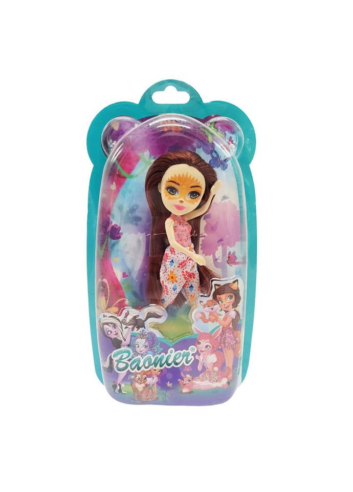 Дитяча іграшкова Лялька "Baobier" JJ8572-23(Brown) 15 см, шарнірна No Brand (330605767)