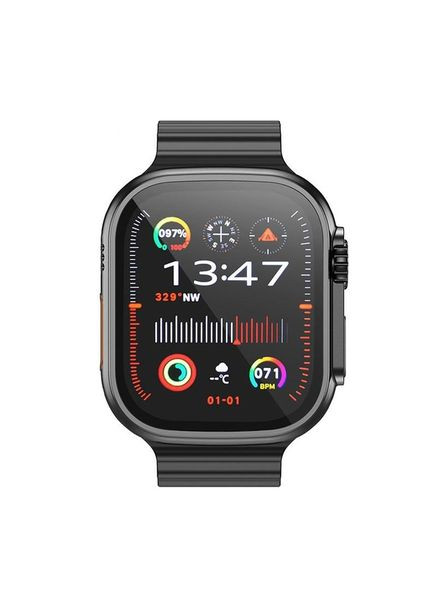 Смарт-часы Ultra AMOLED Smart sports watch (call version) Black Hoco DY12 (322784952)