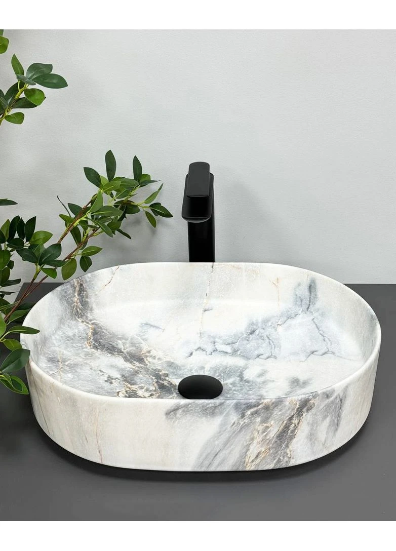 Умивальник (раковина) VERONA 50 GRANIT MATT накладний VBI (401620339)