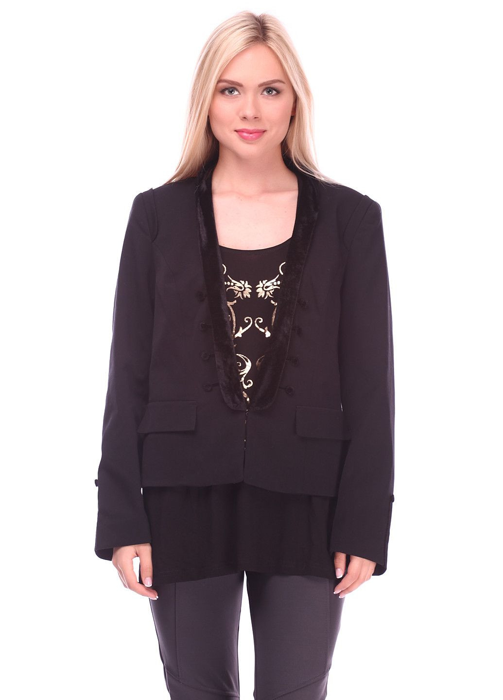 Жакет RN1294O6 Чорний Perform (314896918)