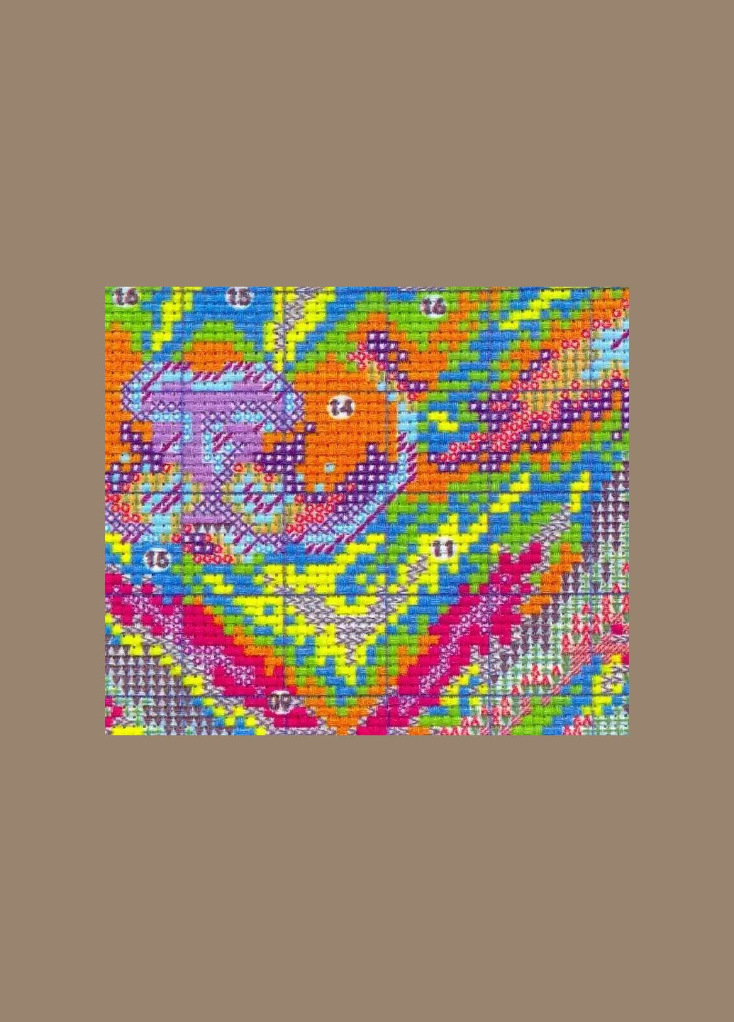 Набор для вышивания по нанесённой на канву схеме "German shepherd dog". AIDA 14CT printed, 38*28 см Joy Sunday (313614573)