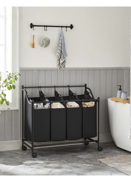 Корзина для белья Breesal 4 отделения х 35л Leobert (361952083)