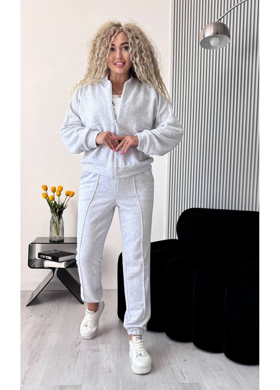 Женский костюм в стиле Zara из петли – Размерная сетка в описании. Vione (367076471)