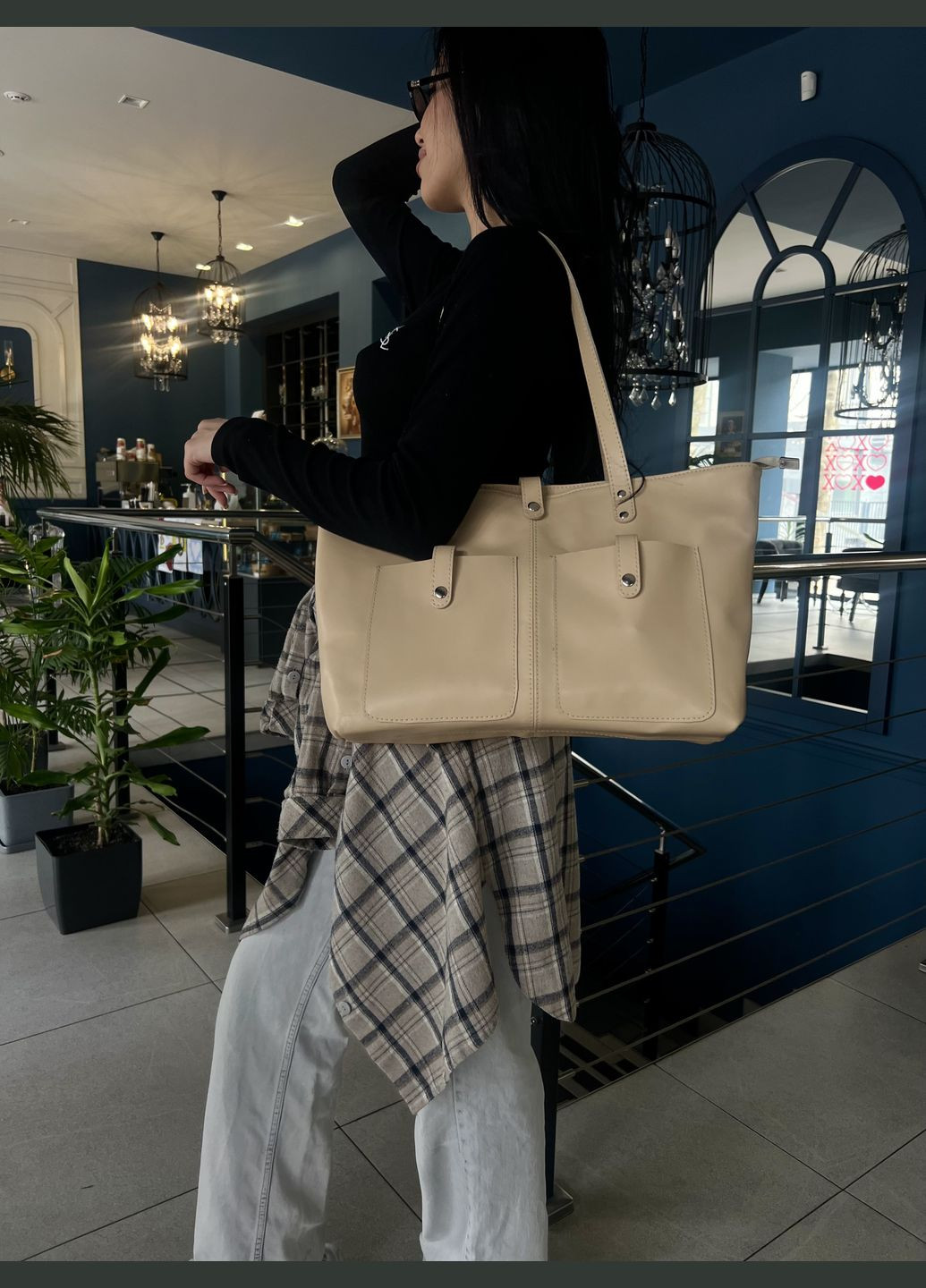 Сума велика на двох ручках жіноча бежева 1681 5712 ARTiS Bags Сумка (328083024)