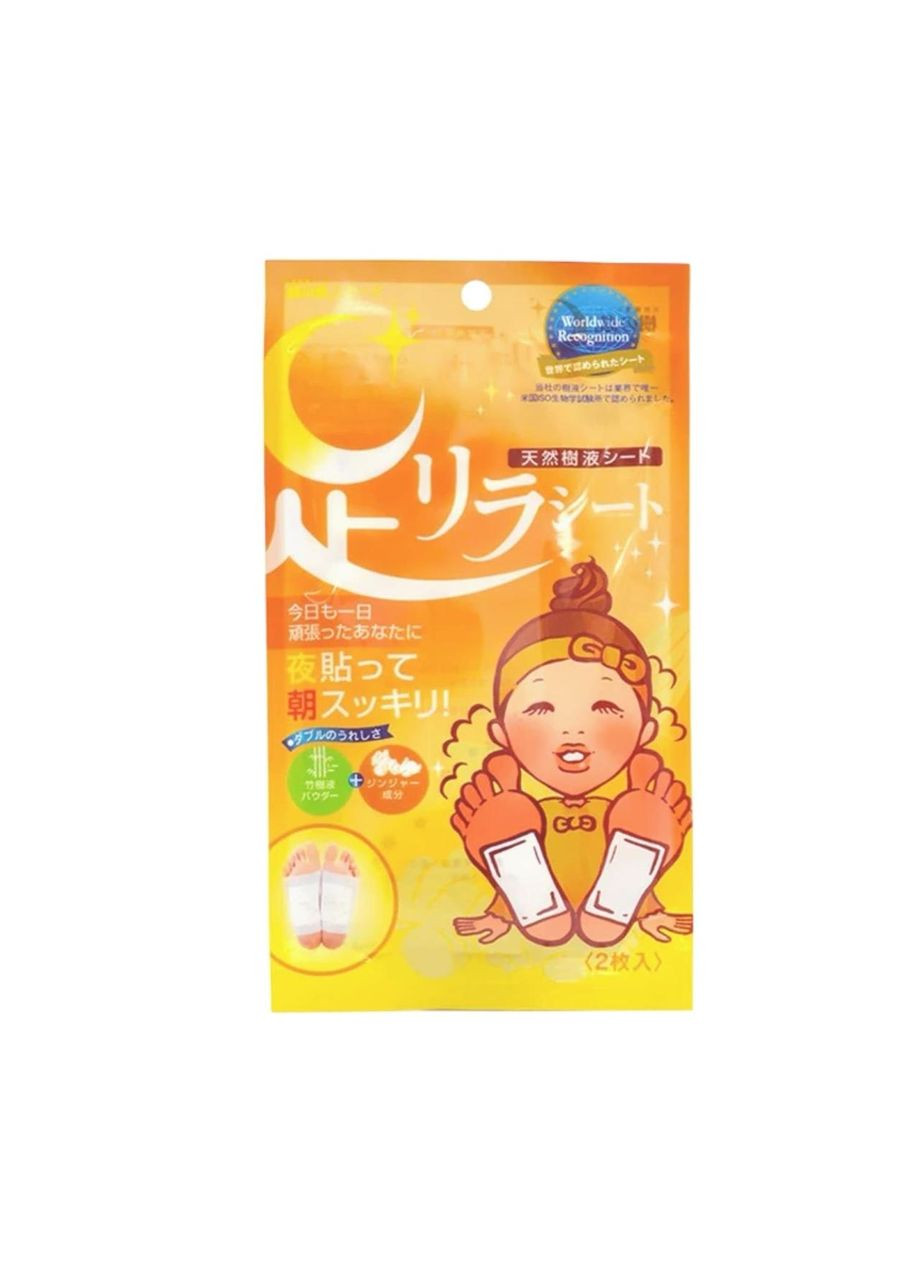 Foot Relax Sheet Ginger детокспластыри для ног (имбирь) 2 шт 50 Megumi (316219076)