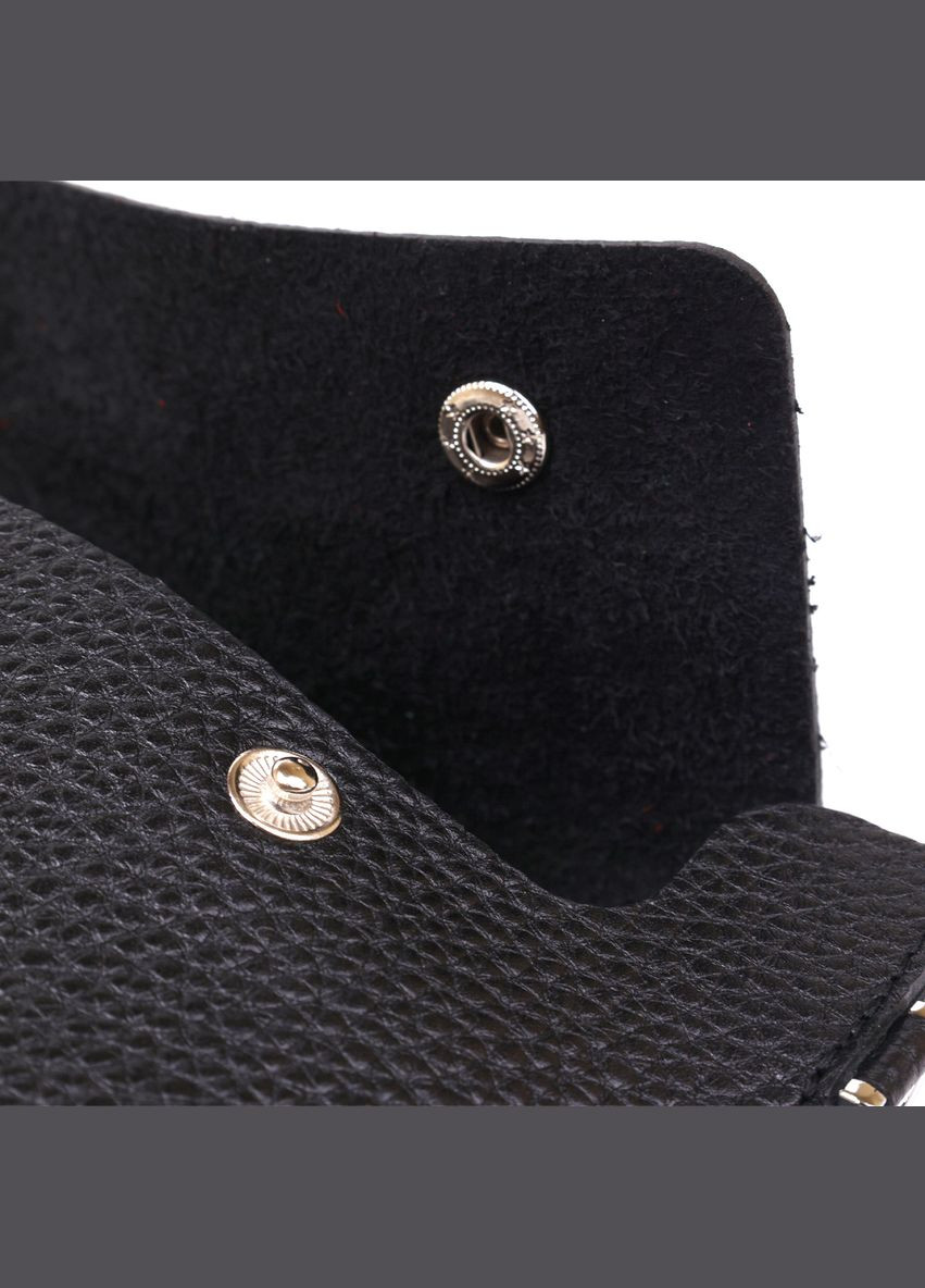 Шкіряна тревел-косметичка чорний 16416 Shvigel (335425622)