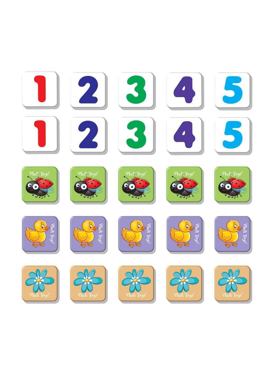 Игра магнитная "Считаем до 5" VT5900-03 (укр) Vladi toys (293057162)