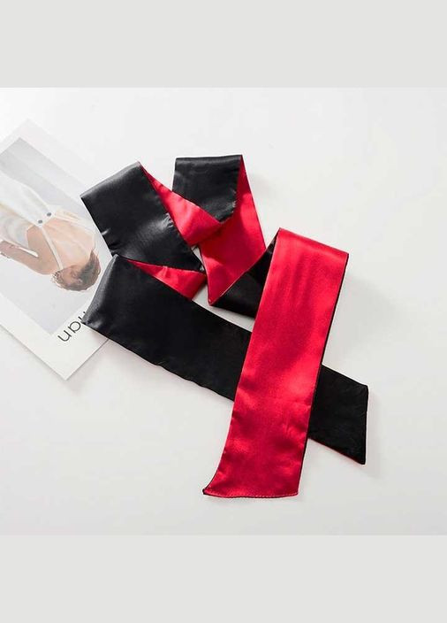 Пов'язка для очей Face Bandage - Червоно-чорний - Еротична білизна No Brand (329445110)
