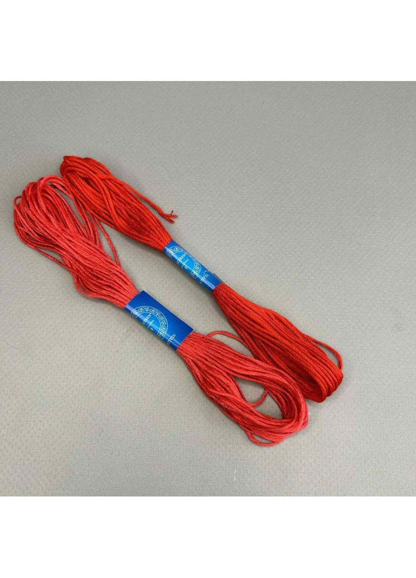 Нить мулине 8м. (для вышивания) цвет - коралловый Plus-plus (352744665)