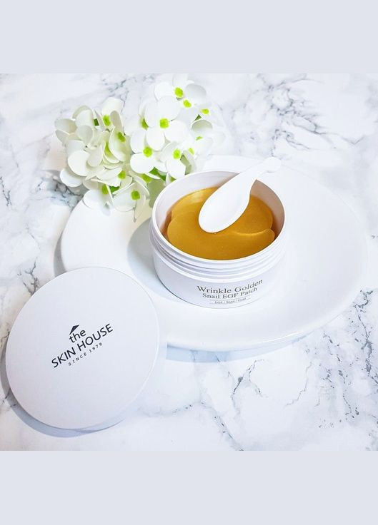 Гидрогелевые патчи с золотом и муцином улитка Wrinkle Golden Snail Patch The Skin House (336186633)