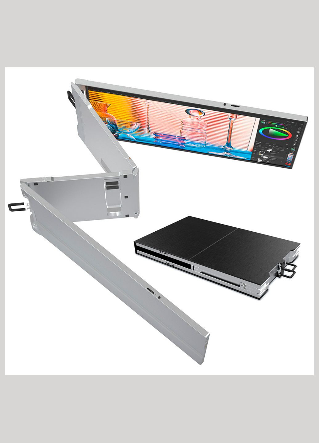 Монітор портативний W14FPC 14 дюймів з подвійним дисплеєм для ноутбуків / IPS / 1920x1200 / Type-C / HDMI No Brand (322819157)