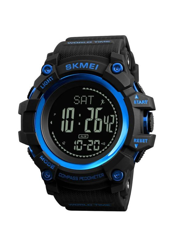 Часы наручные 1356BU Black-Blue Compass Skmei (338254820)