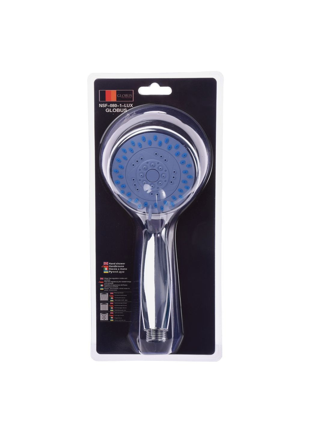 Душевая лейка NSF-080-1-LUX Blister Globus Lux (333703745)