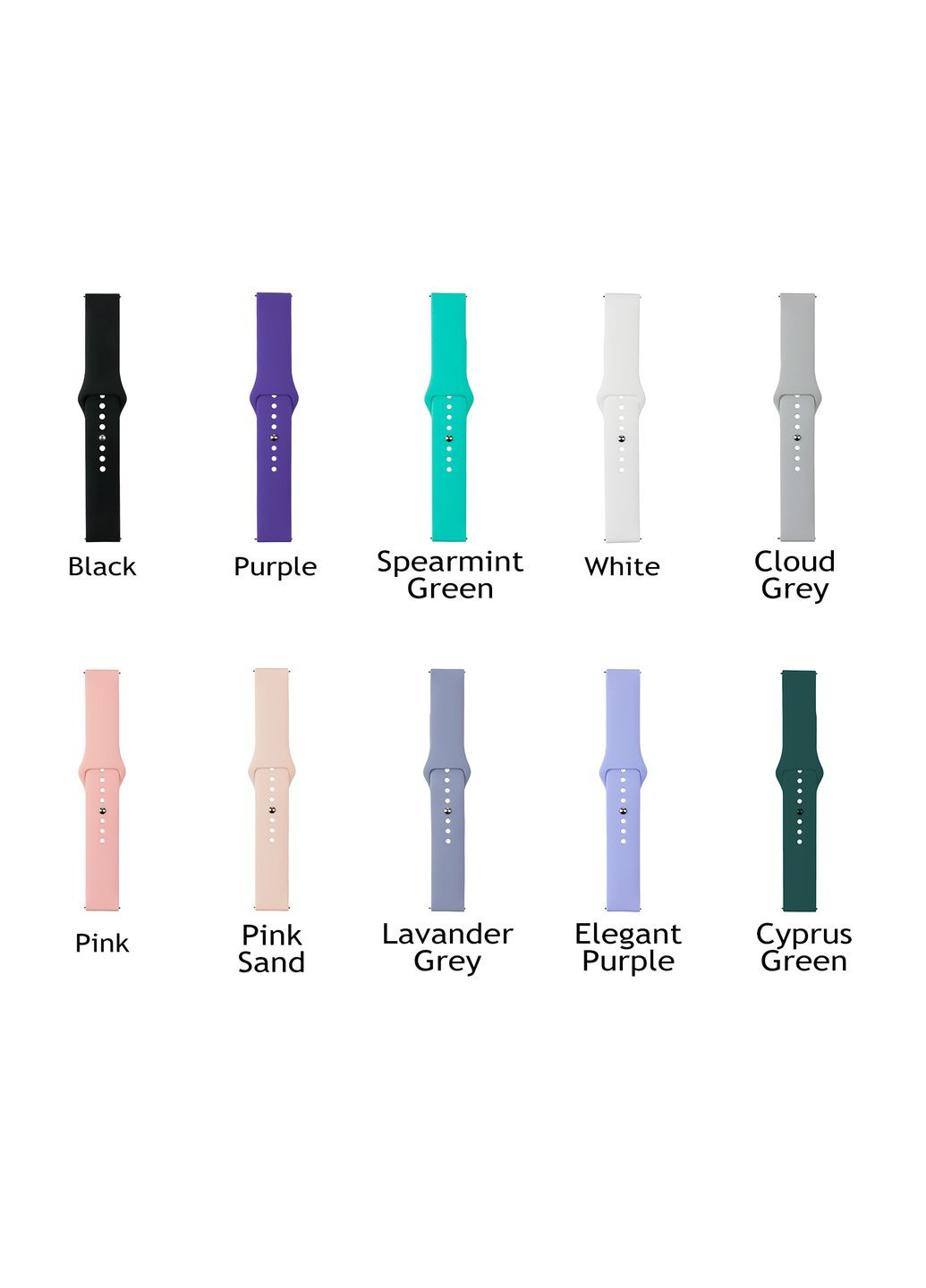 Ремінець Универс 20mm для Cyprus Green Universal Samsung/Amazfit/Huawei (340913460)